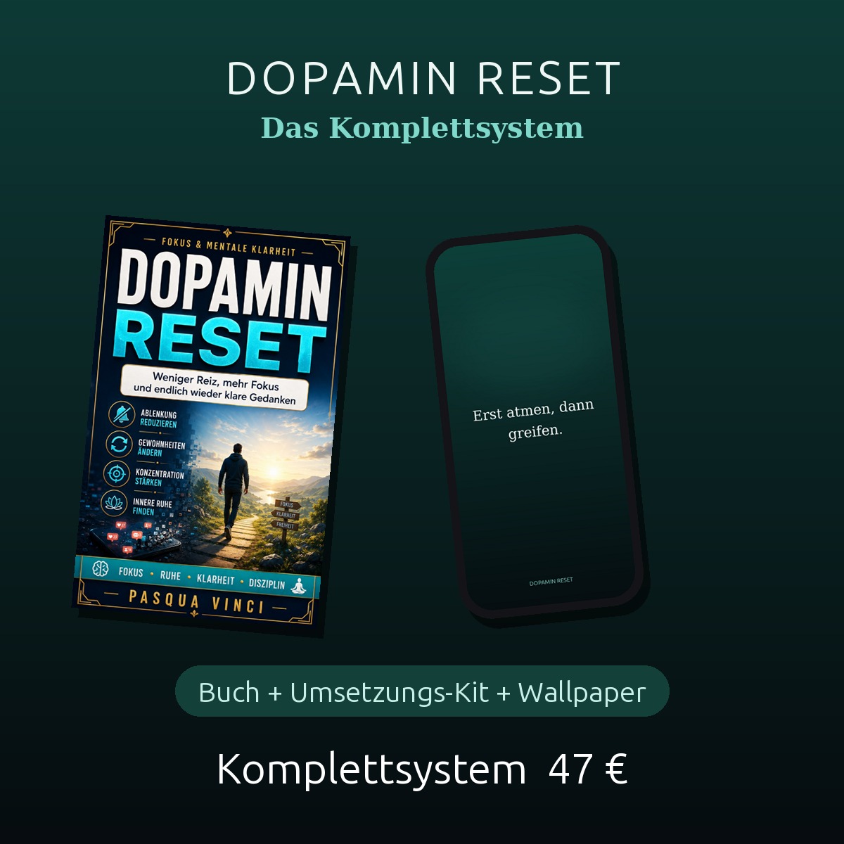Dopamin Reset Komplettsystem mit E-Book und Praxis-Kit